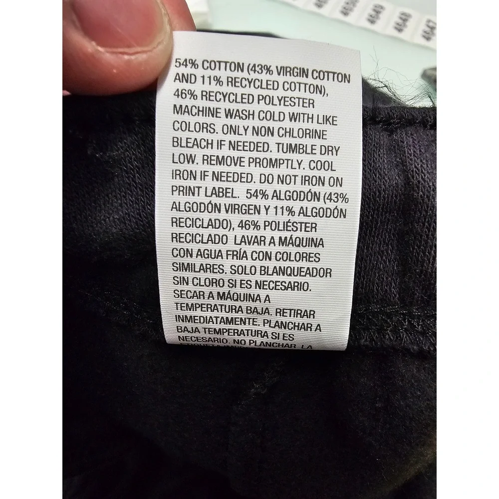 All in Motion Womens Mid Rise Jogger Pants Black Cotton Blend Athletic Size XXL